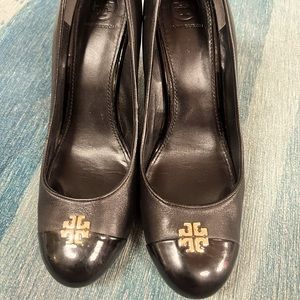Tory Burch Womens Jolie 85mm Closed Toe Wedge Black Size 10.5 Style 46310